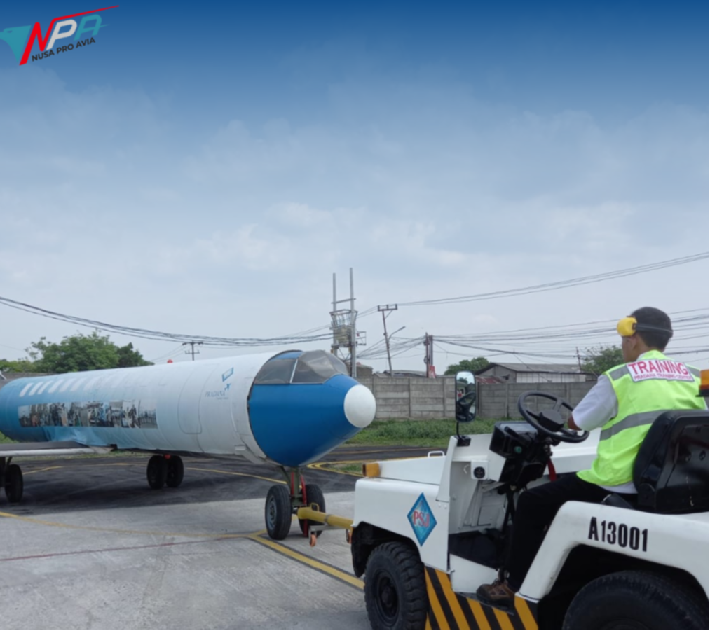 praktek mengoperasikan ground support equipment (gse)